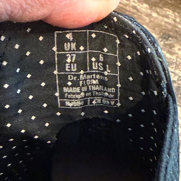 Dr. Martens‎ Kensington Boots Womens Size 6 Flora Black Chelsea Pull On NIB - Picture 10 of 15